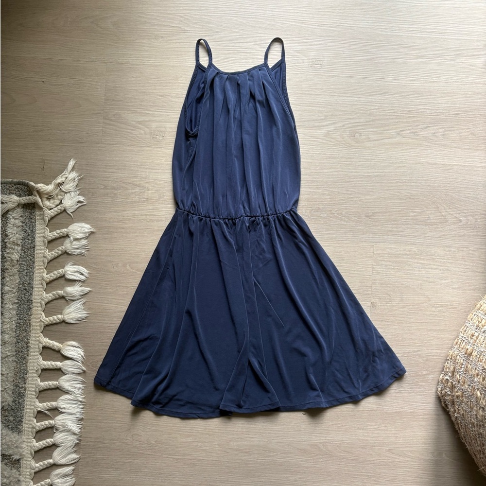 Woman’s Alya Midnight Blue Midi Dress